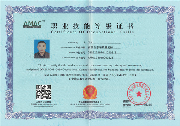 職業(yè)技能等級證書(shū)